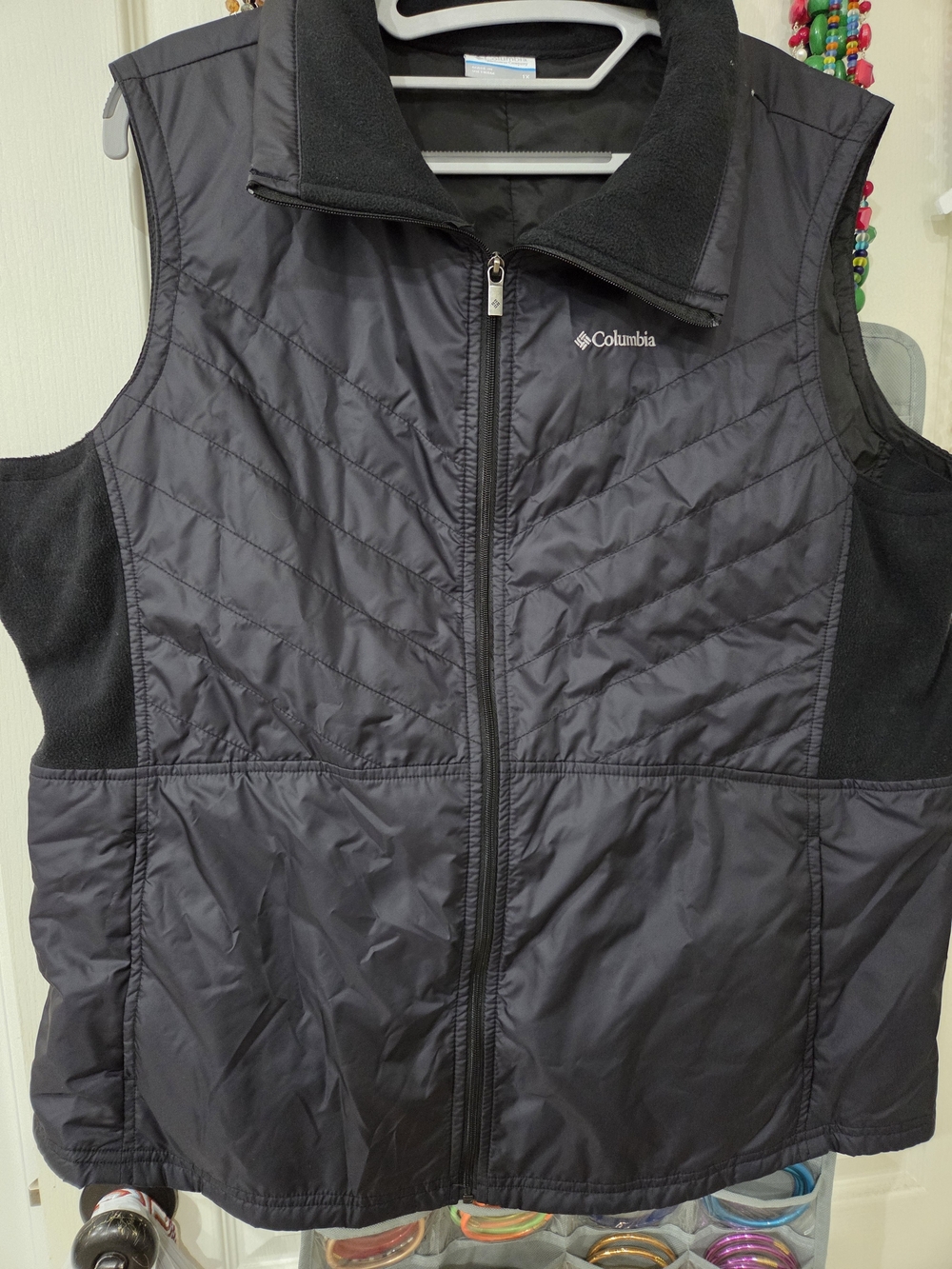 Columbia Women's Black Quilted Vest Jacket 1X